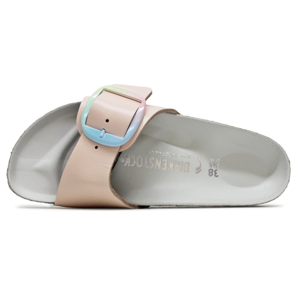 Birkenstock Madrid Big Buckle Natural Leather Unisex Sandals#color_light rose