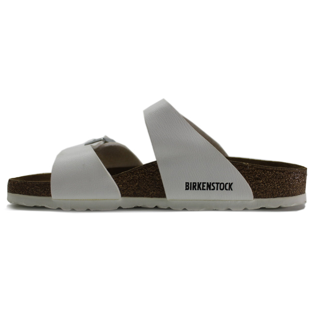 Birkenstock Unisex Sydney Birko-Flor White Sandals