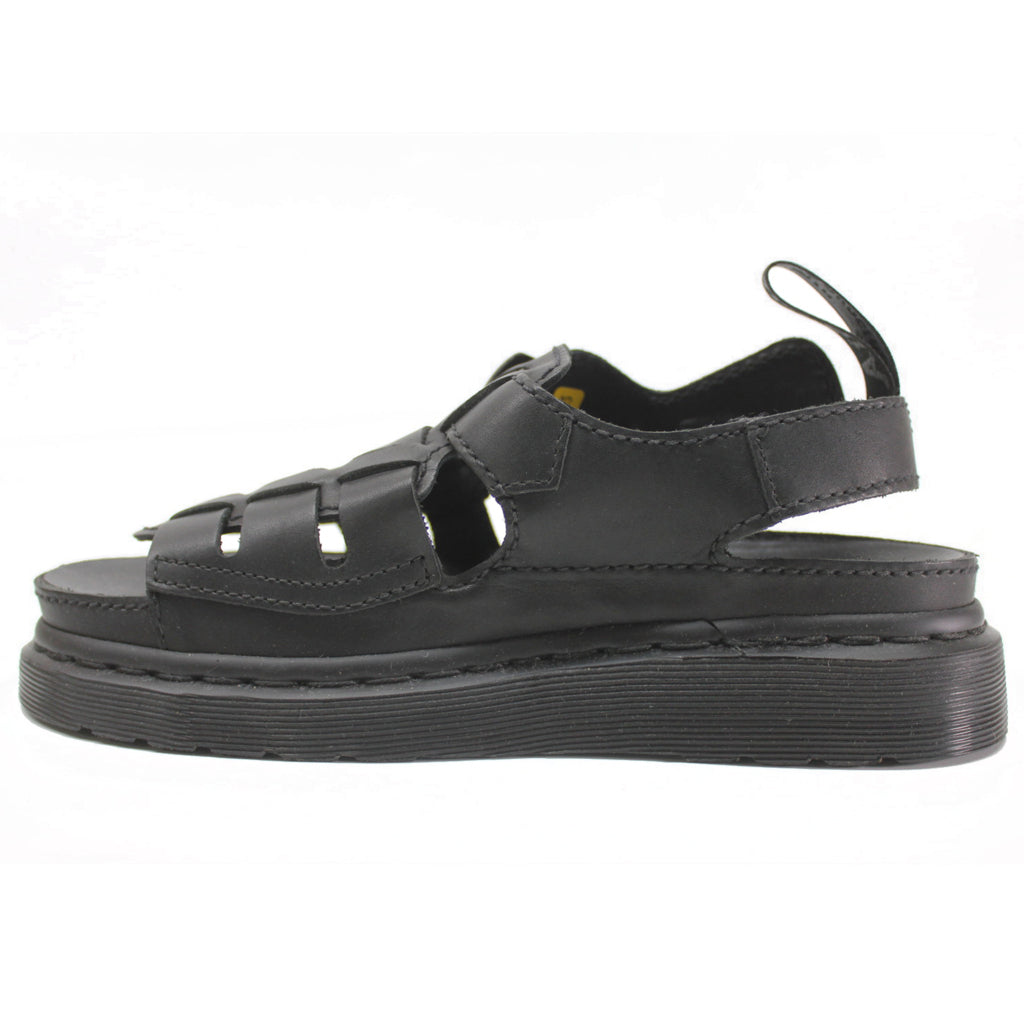 Dr. Martens Unisex 8092 Mono Leather Black Sandals