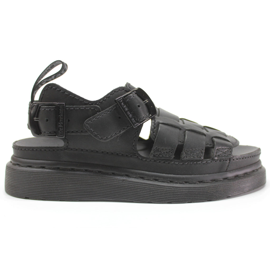 Dr. Martens Unisex 8092 Mono Leather Black Sandals