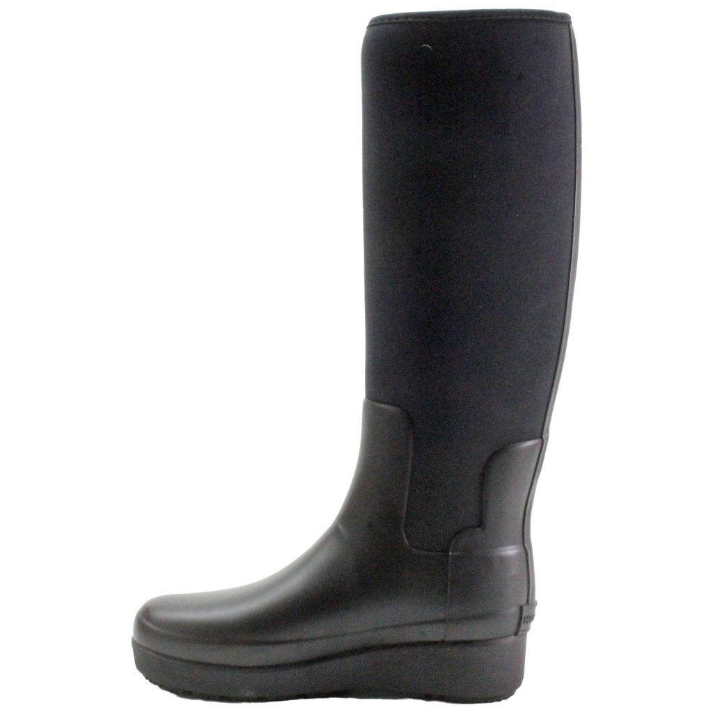 Tall Neoprene Synthetic Leather Women's Boots - UK 4