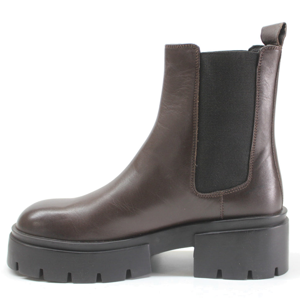 H&M Womens Chelsea Boots Leather Brown Boots - UK 7